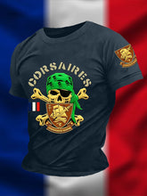T-shirt à manches courtes Commandos Marine Homme